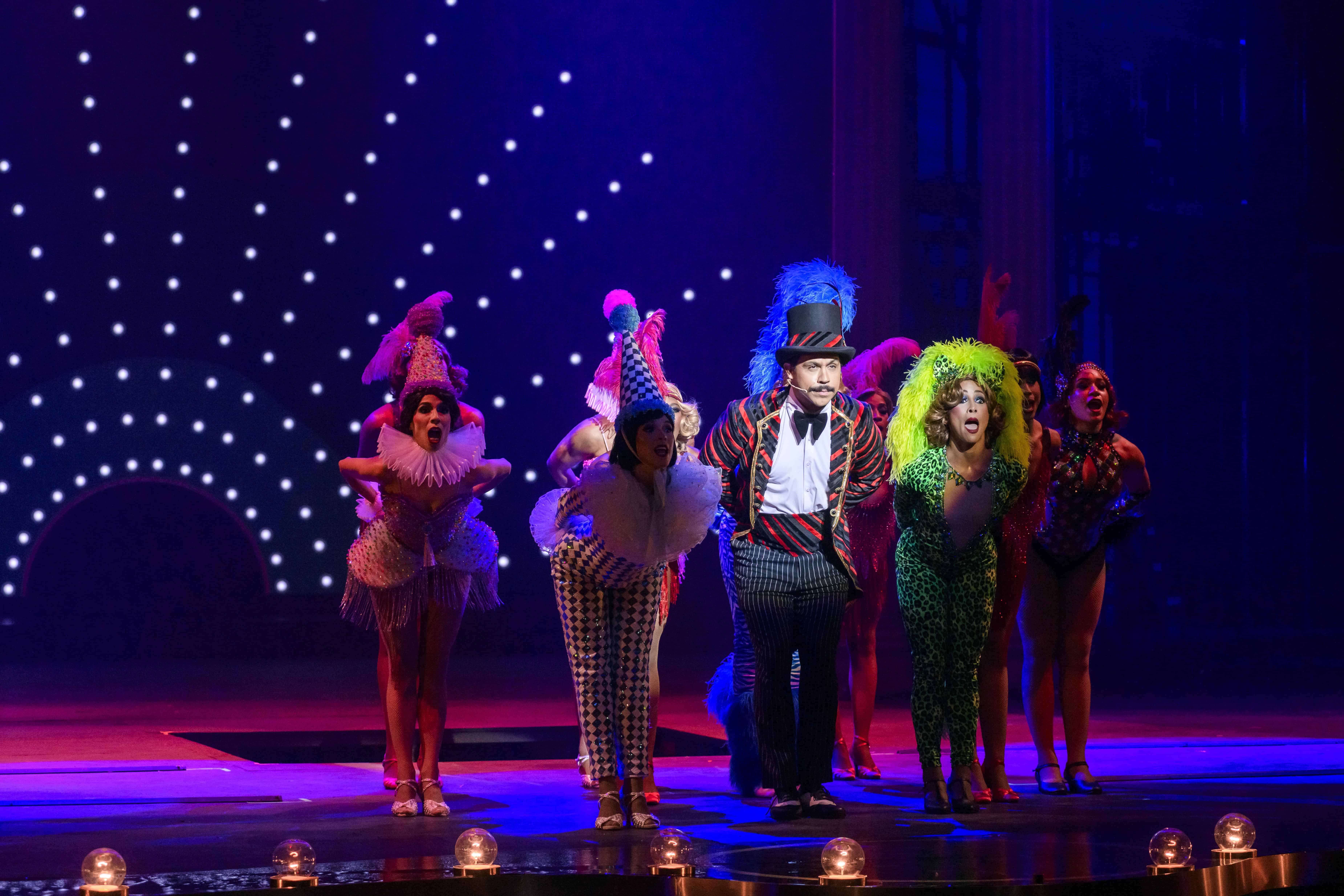 Escena de “Chicago: el musical” en el Teatro Nacional.