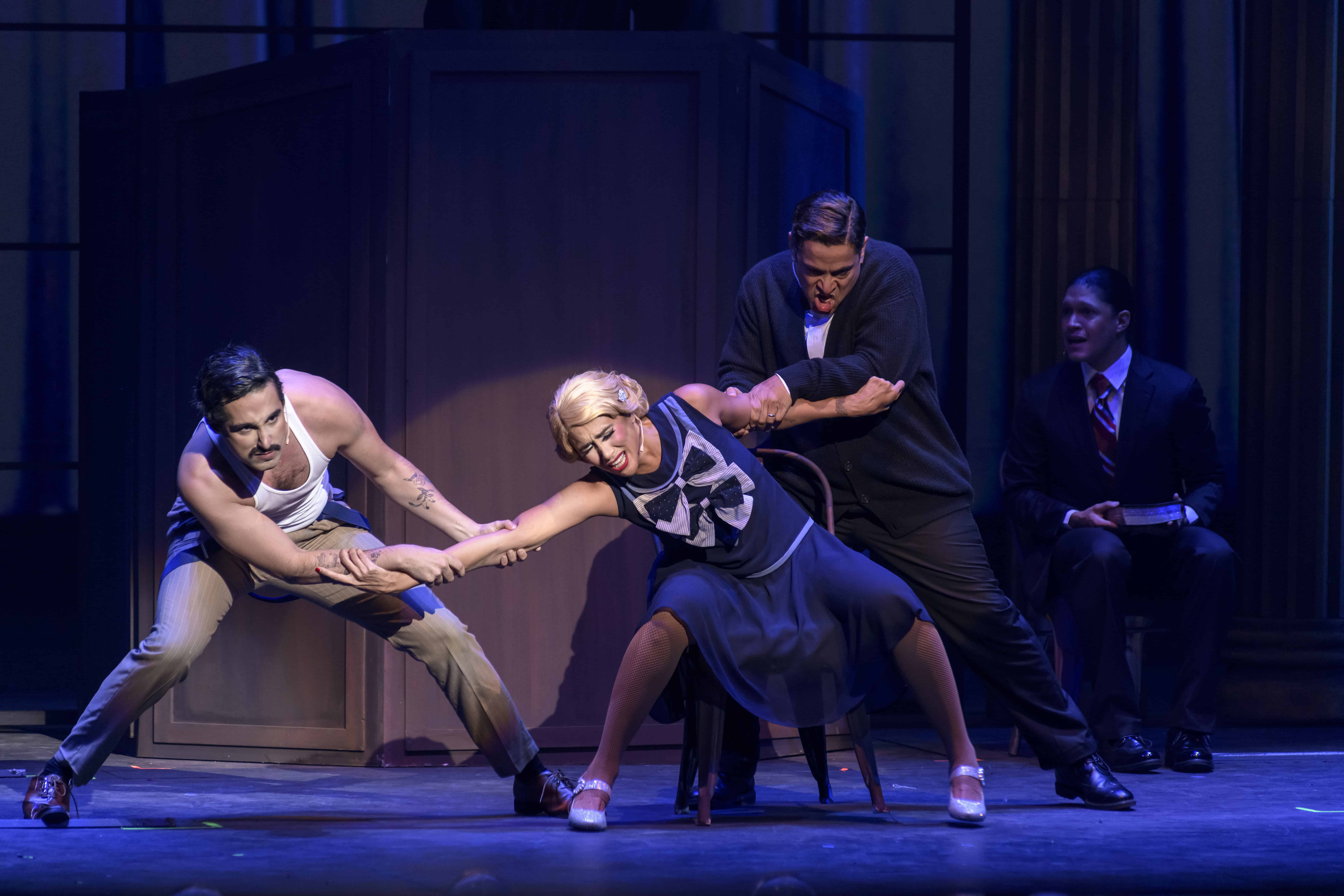 Escena de “Chicago: el musical” en el Teatro Nacional.