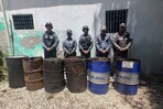 La Policía desmantela fábrica clandestina de clerén en zona boscosa de Cabral