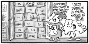 Caricatura de Noticiero Poteleche 17 septiembre 2026