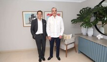 Presidente de Google Cloud para América Latina visita a Luis Abinader en Santiago