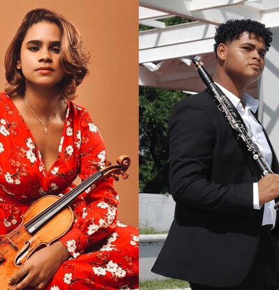 Dos jóvenes dominicanos llegan a la Academia Latinoamericana de Música Avanzada