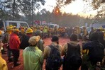 Incendio en Sierra de Bahoruco avanza hasta menos de 200 metros del mirador del Hoyo de Pelempito