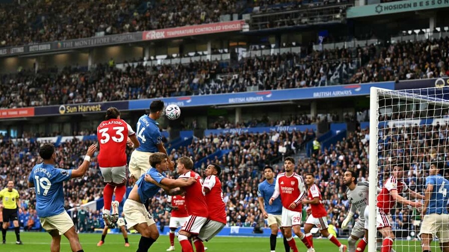 El Brighton pone fin al invicto del Arsenal con una goleada histórica El Brighton pone fin al invicto del Arsenal con una goleada histórica