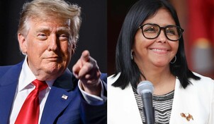 Trump y Delcy Rodríguez se reúnen por primera vez en Nueva York