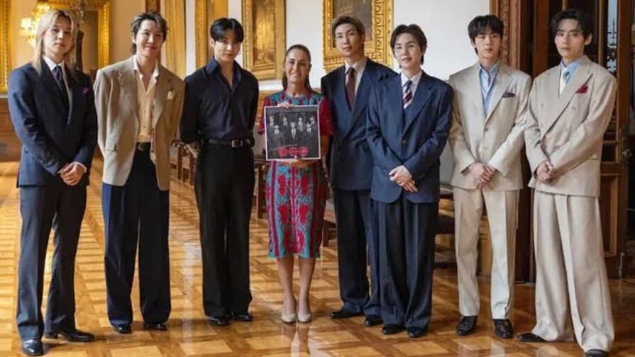 Claudia Sheinbaum confirma el regreso de BTS a México en 2027
