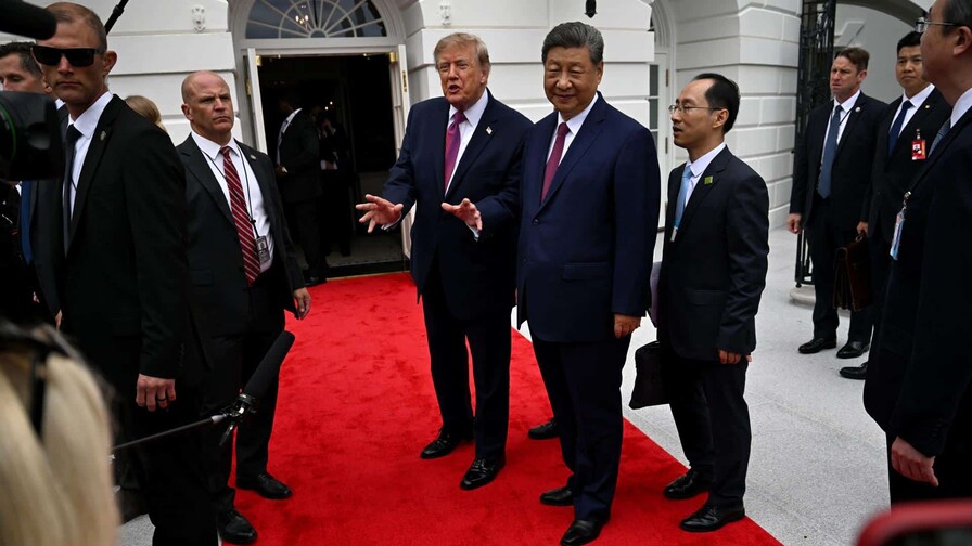 Xi pide a Trump una relación sin conflicto en fastuosa visita a EE.UU.