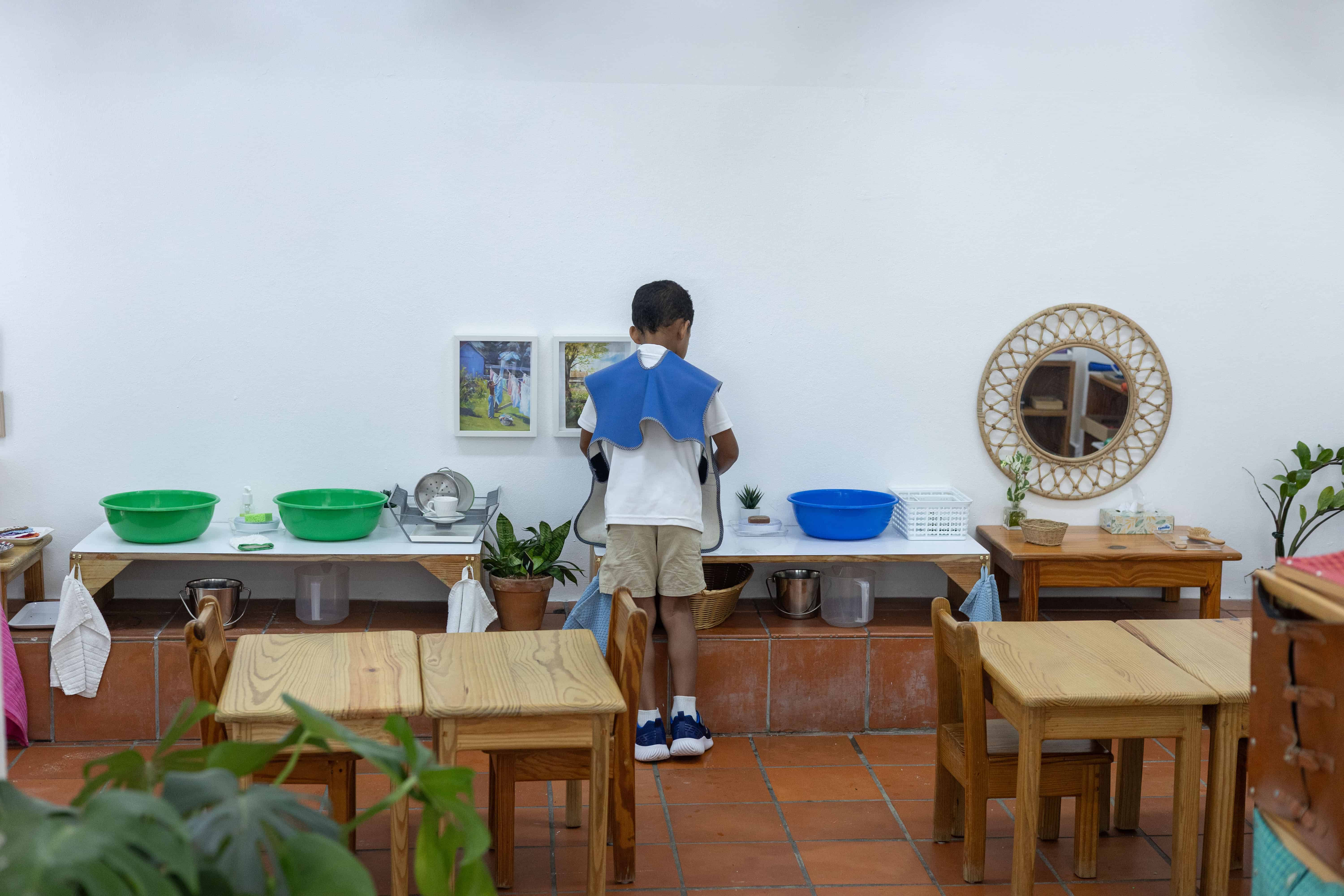 Preescolar Montessori.