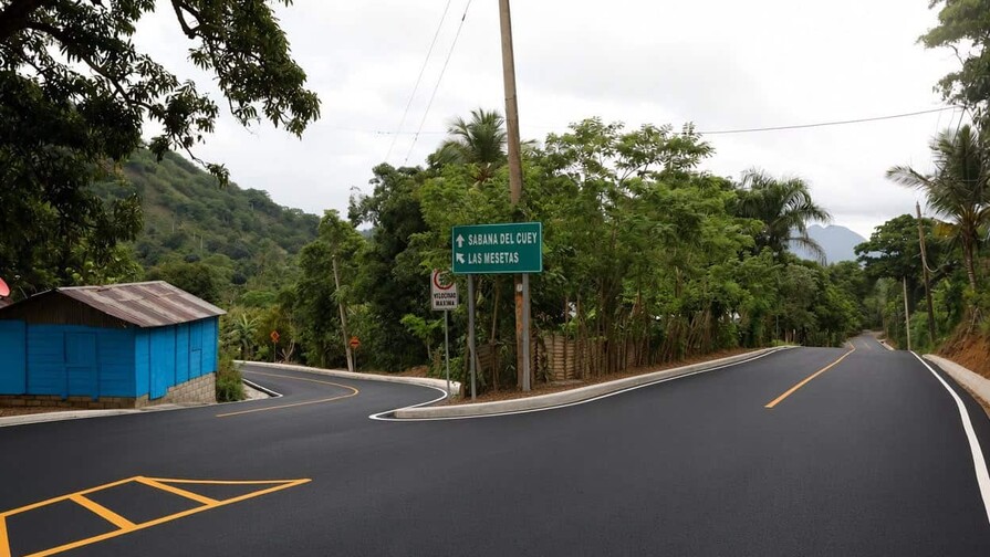 Vicepresidenta inaugura carretera Las Mesetas, en El Seibo Vicepresidenta inaugura carretera Las Mesetas, en El Seibo