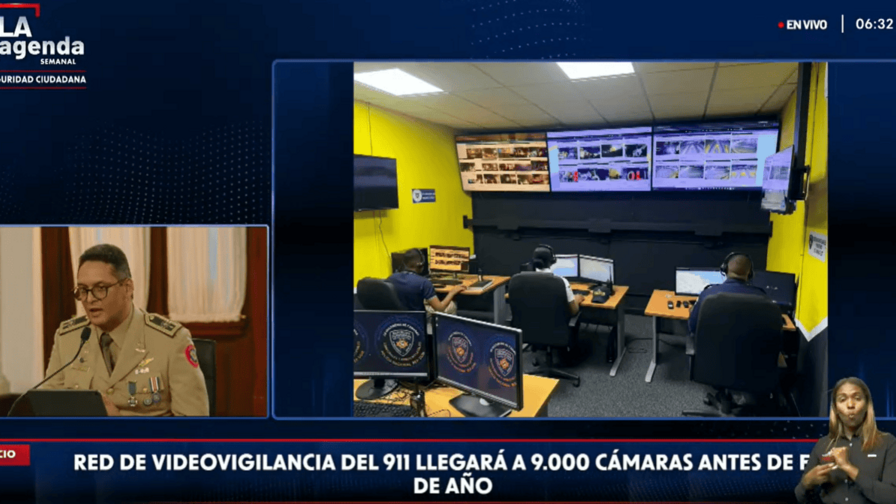 9-1-1 afirma que drones ya cubren el 87 % del Distrito Nacional y proyecta 9,000 cámaras para finales de año