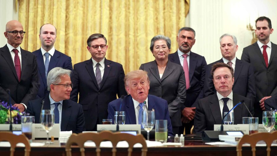 Trump defiende la autorregulación ante los líderes de la inteligencia artificial