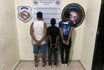 Detienen a tres hombres presuntamente vinculados a una red de microtráfico en La Vega
