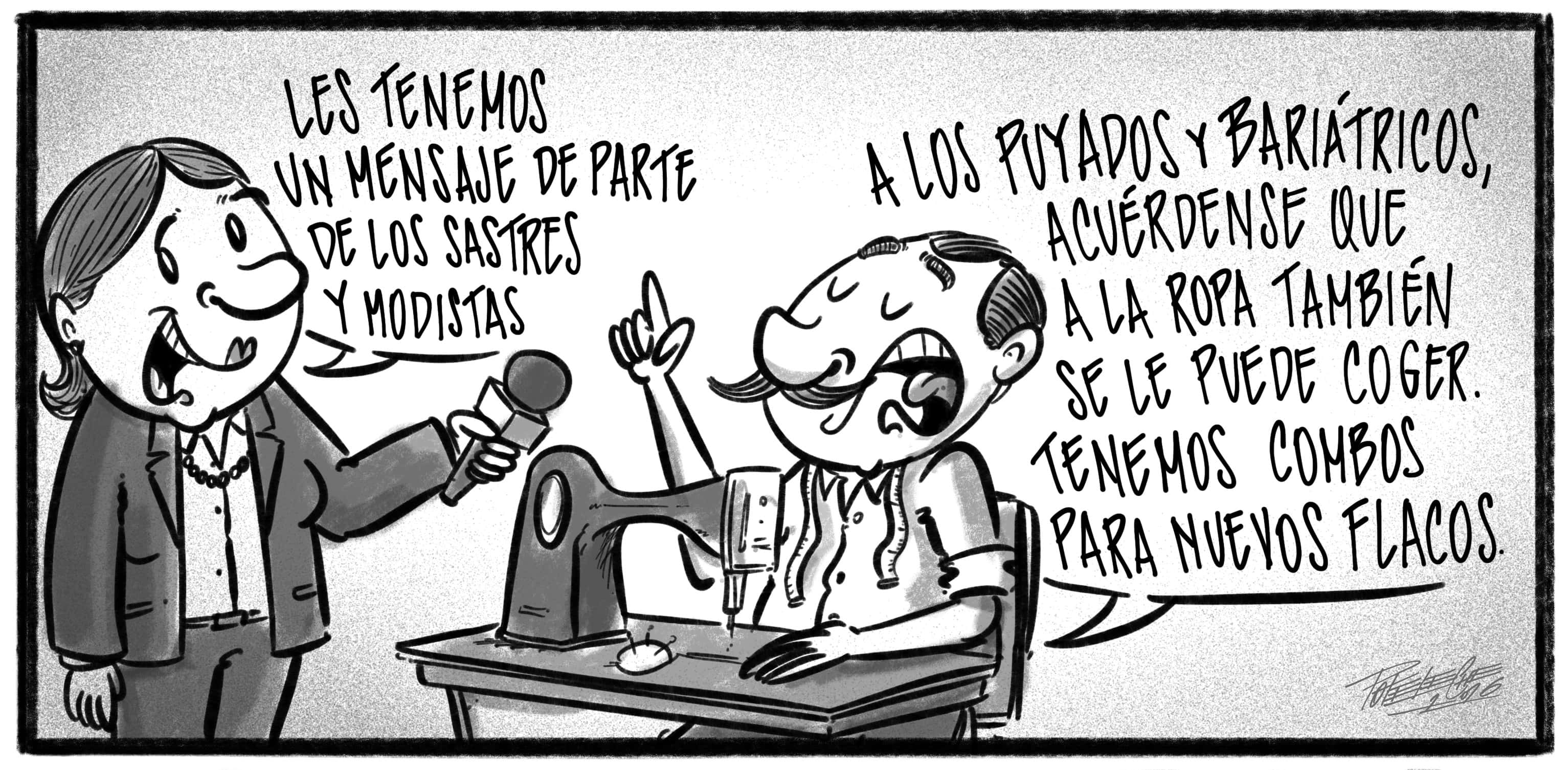 Caricatura de Noticiero Poteleche 2 octubre 2026