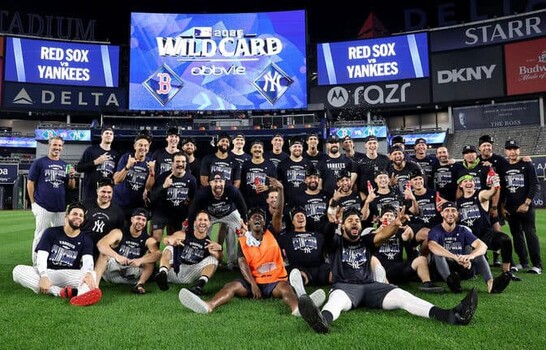 Los Yanquis vencen a los Medias Rojas y avanzan a serie divisional