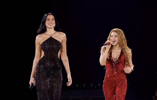 Dua Lipa y Shakira: un dúo inesperado en Madrid