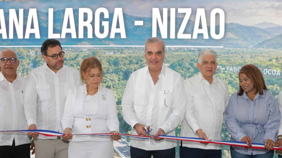 Abinader inaugura vía que fortalece la conexión entre el Cibao y San José de Ocoa