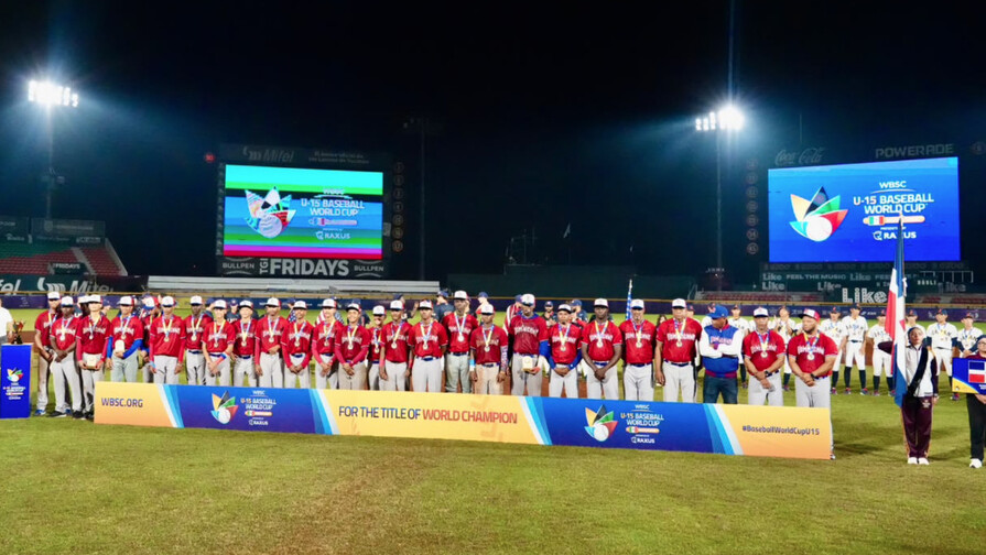 República Dominicana gana plata en el Mundial Sub 15 de Béisbol República Dominicana gana plata en el Mundial Sub 15 de Béisbol
