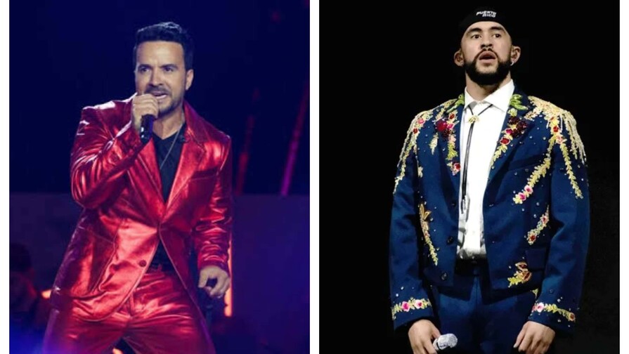 Bad Bunny y Luis Fonsi lideran la lista de las mejores canciones latinas de Billboard