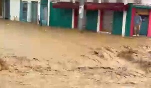 Lluvias inundan varios sectores en Villa Vásquez, provincia Montecristi