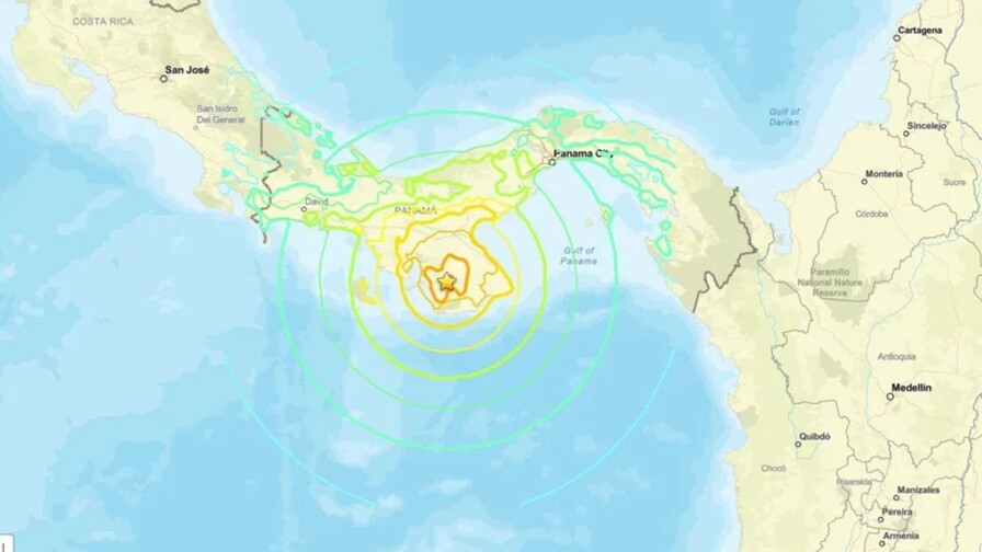 Panamá registra más de una decena de réplicas tras terremoto Panamá registra más de una decena de réplicas tras terremoto
