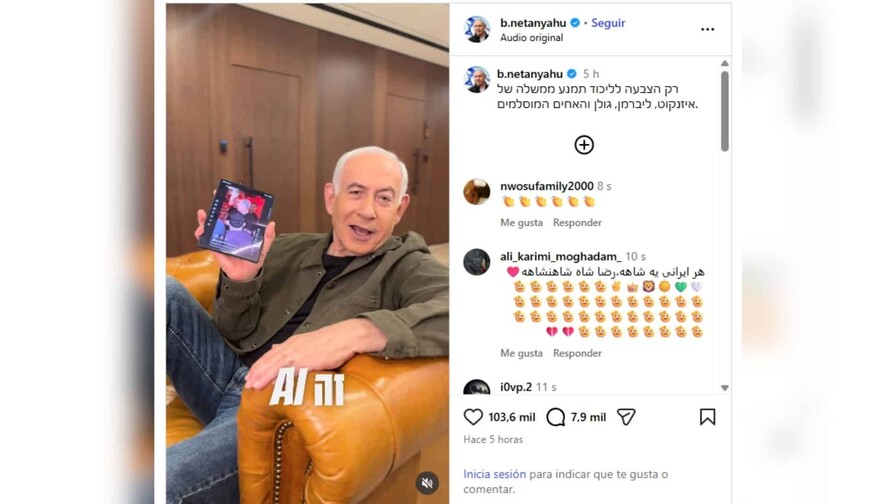 Netanyahu reacciona a video suyo hecho con IA bailando “Dame hombro” de Bulin 47 Netanyahu reacciona a video suyo hecho con IA bailando “Dame hombro” de Bulin 47