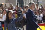 Calurosa bienvenida a los reyes de España en Ceuta, en visita de alto voltaje diplomático