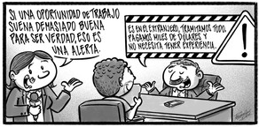 Caricatura de Noticiero Poteleche 14 octubre 2026