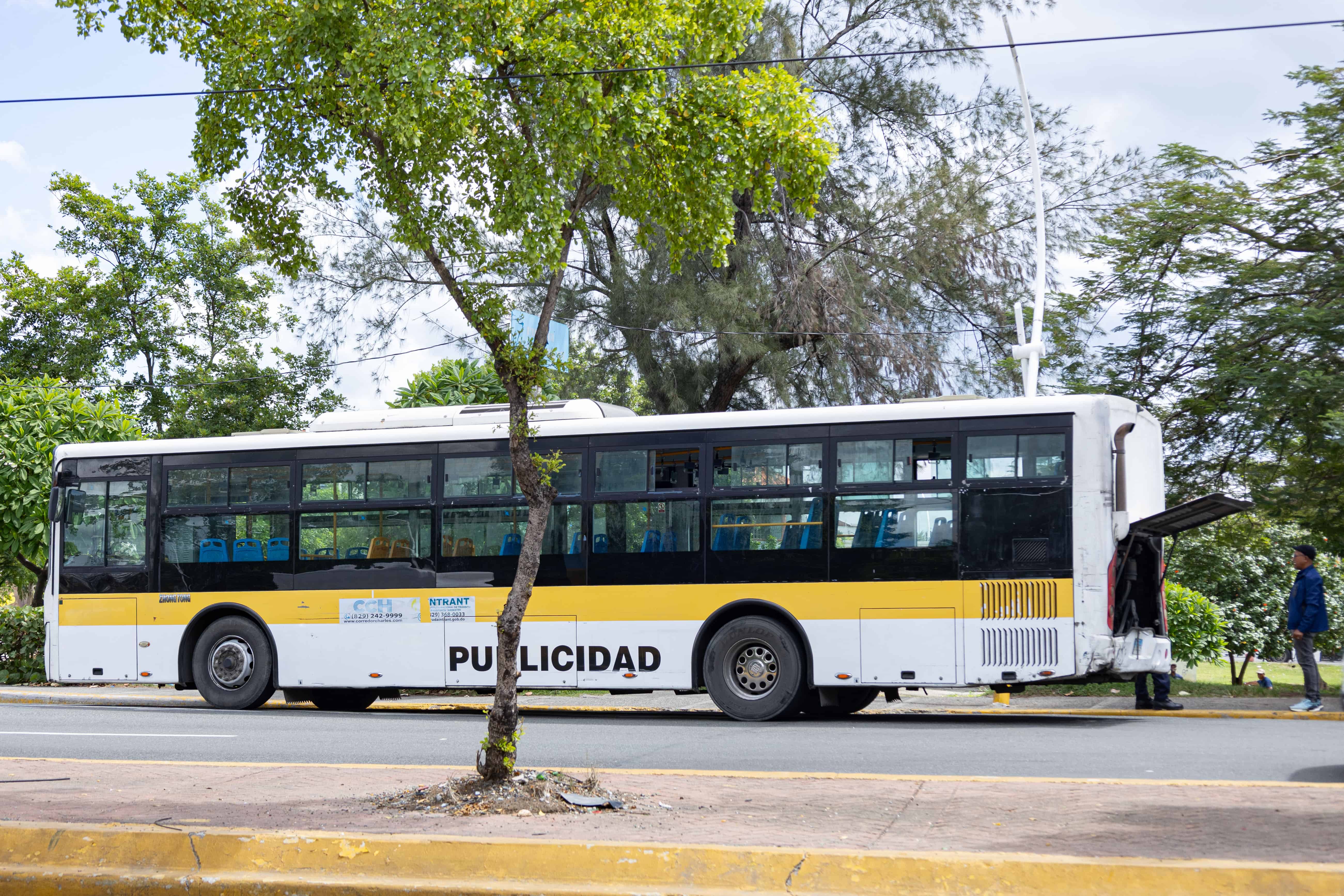 Un autobús del corredor Charles de Gaulle.