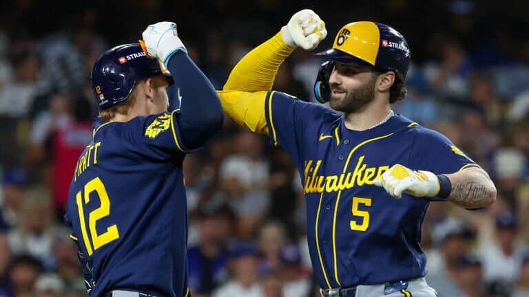 Los Cerveceros logran la barrida ante los Dodgers y llegan a su segunda final histórica Los Cerveceros logran la barrida ante los Dodgers y llegan a su segunda final histórica
