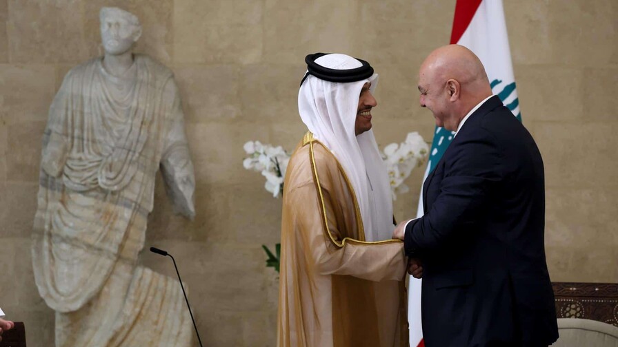 El primer ministro catarí reclama desde Beirut la retirada total de Israel del Líbano El primer ministro catarí reclama desde Beirut la retirada total de Israel del Líbano