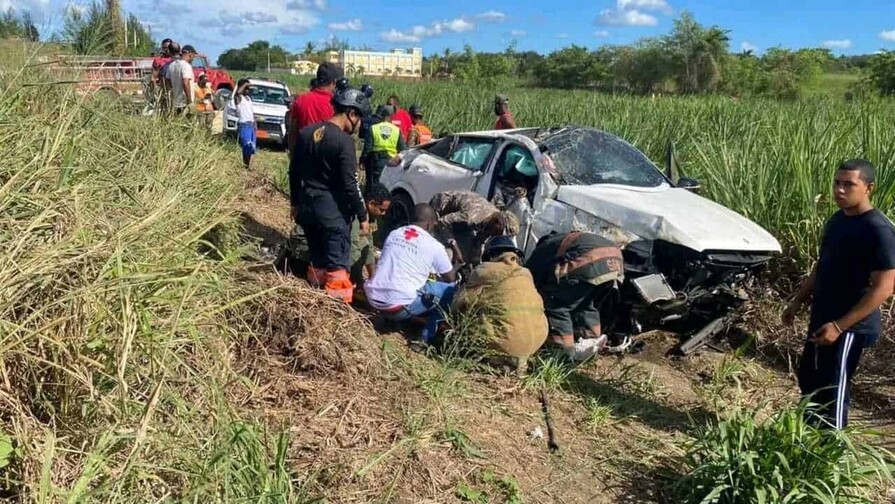 Dos jóvenes mueren tras accidente de tránsito en Higüey
