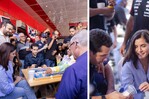 Entre frías y dominó, Leah Campos reúne a políticos de diferentes partidos en colmadón de Baní Entre frías y dominó, Leah Campos reúne a políticos de diferentes partidos en colmadón de Baní