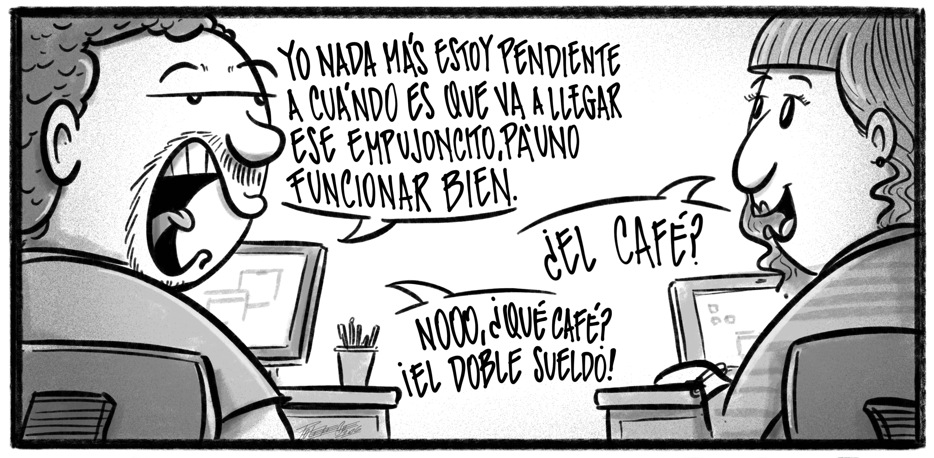 Caricatura de Noticiero Poteleche 19 octubre 2026
