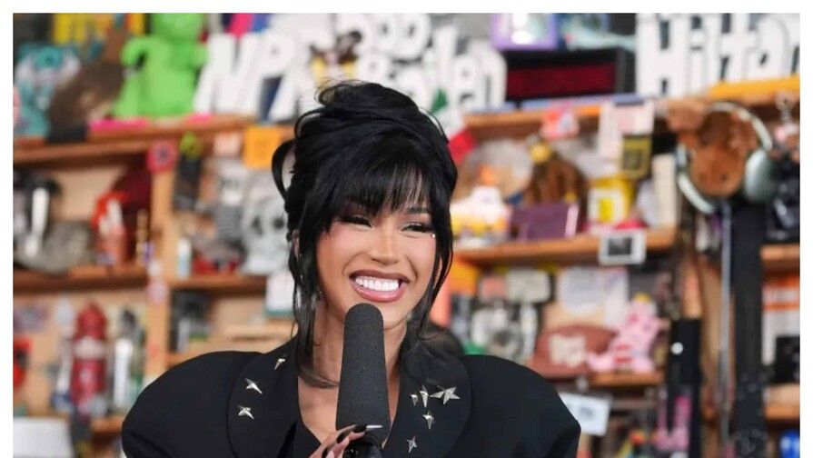 Cardi B conquista el Tiny Desk de NPR con un recorrido por los grandes éxitos de su carrera