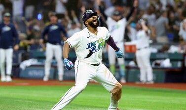 Junior Caminero gana el premio Juan Marichal al mejor dominicano en la MLB