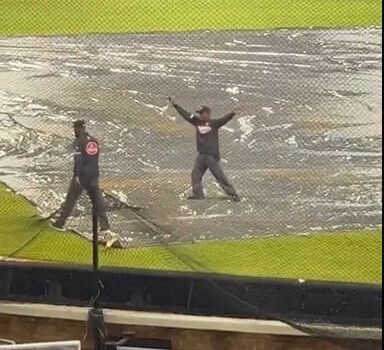 Posponen por lluvia partido entre Estrellas y Águilas en Santiago