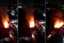 Incendio de más de cinco horas afecta fábrica de aceite en San Cristóbal