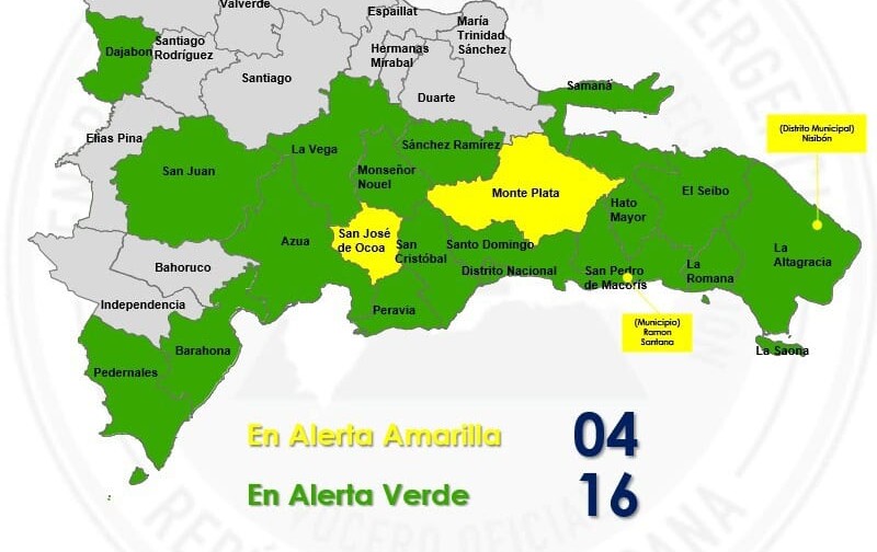 COE reduce a cuatro puntos las alertas amarillas, pero pronostica fuertes lluvias para esta tarde COE reduce a cuatro puntos las alertas amarillas, pero pronostica fuertes lluvias para esta tarde