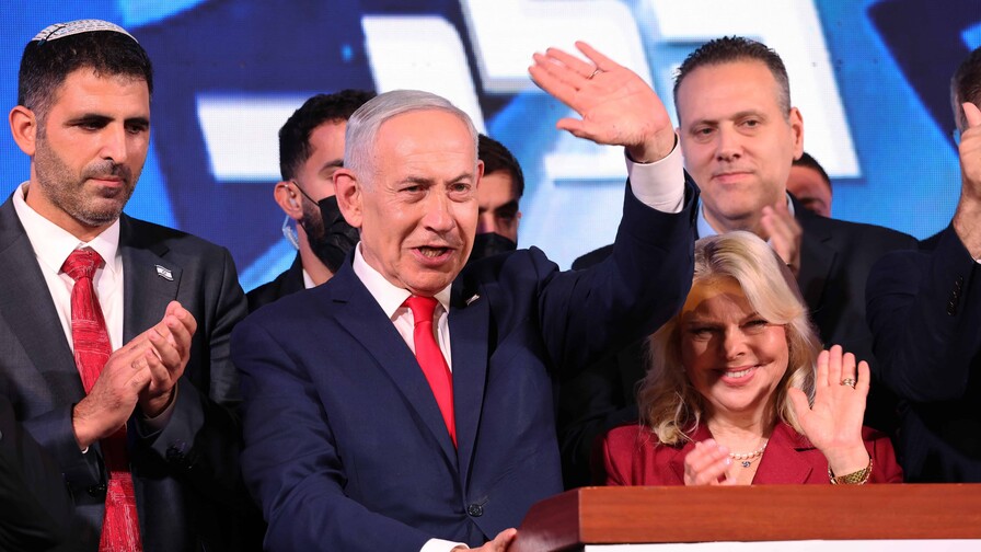 Netanyahu pide esperar a los resultados pero apuesta por un gobierno sin partidos árabes