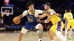 Warriors remontan 23 puntos y vencen 112-95 a los Lakers en la NBA Cup; Lendeborg anotó seis puntos