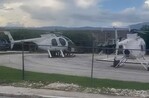 Llevan a Jimaní los cinco helicópteros de combate salvadores
