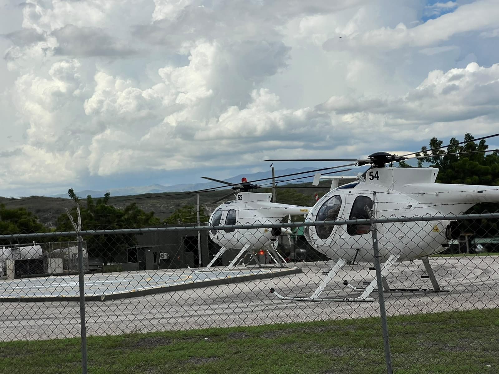 Helicópteros de las Fuerzas Armadas de El Salvador.&nbsp;