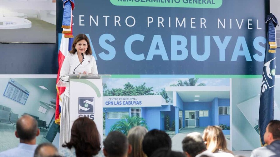 El Gobierno entrega remozado Centro de Primer Nivel Las Cabuyas en La Vega