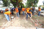 Realizan operativo de limpieza en los sectores La Joya y Baracoa en Santiago