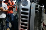 Dos heridos durante accidente en la avenida 27 de Febrero 