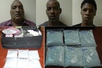 DNCD detiene tres hombres con 24 mil pastillas de éxtasis y 10 kilos cocaína